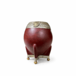 Mate Torpedo Virola Cincelada Dije Sol - Color Marron (Base Bolitas) - Imagen 3