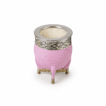 Mate Imperial Base Bolitas Cuero Croco -  Color Rosa - Imagen 2