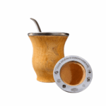 Camionero De Algarrobo Grabado - INDEPENDIENTE (10x10cm aprox.) + Bombilla de Regalo