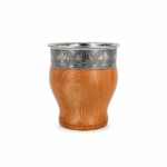 Mate Imperial Algarrobo, Guarda De Alpaca Grabado Boca Juniors + Bombilla de regalo - Imagen 2