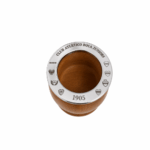 Mate Imperial Algarrobo, Guarda De Alpaca Grabado Boca Juniors + Bombilla de regalo - Imagen 3