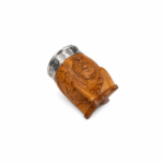 Mate Imperial Calabaza Cuero Tallado Escudo de Argentina, Color SUELA + Bombilla de Regalo - Imagen 4