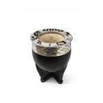 Mate Imperial Negro Virola Grabada - Maradona + Bombilla de regalo (12x10cm aprox) - Imagen 2