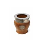 Mate Imperial Algarrobo Dije Sol + Bombilla de regalo (11x9cm aprox)