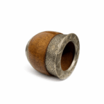 Imperial Roma Algarrobo Con Base y Virola Cincelada (10x10cm aprox) - Imagen 3