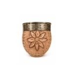 Mate Criollo Imperial Calabaza Cuero Labrado + Base de Cuero Labrado - Color Suela - Imagen 10
