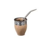 Mate Imperial Algarrobo Guarda De Acero Inoxidable + Bombilla de Regalo - Imagen 7
