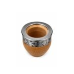 Mate Imperial Algarrobo Guarda De Acero Inoxidable + Bombilla de Regalo - Imagen 3
