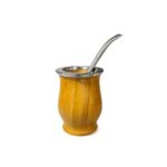 Mate Camionero Algarrobo Virola De Acero Inoxidable + Bombilla de Regalo - Imagen 4