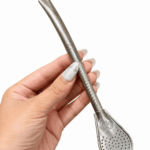 Bombilla De Alpaca Cincelada (16cm) - Imagen 3
