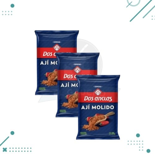 Diseño sin título - 2026-04-27T142639.960 Ají molido Dos Anclas 25 g (pack 3u) (75gr) - Imagen 1