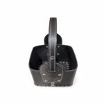 Canasta Matera Premium 100% Cuero Primera Calidad, Color Negro (DISEÑO SOL) - Imagen 5