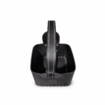 Canasta Matera Premium 100% Cuero Primera Calidad, Color Negro (DISEÑO SOL) - Imagen 4