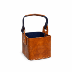 Canasta Matera Diseño Pelota, Premium 100% Cuero Primera Calidad (Diseño BOCA JUNIORS) - Imagen 4