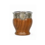 Mate Imperial Algarrobo Dije Sol + Bombilla de regalo (11x9cm aprox)