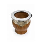 Mate Imperial Algarrobo Dije Sol + Bombilla de regalo (11x9cm aprox) - Imagen 2