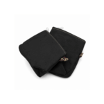 Cartera Matera Gamuzado con Azucarera y Yerbera - Color Negro - Imagen 2