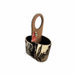 Media Canasta Matera Irregular Pelo Vacuno Animal Print - Imagen 6