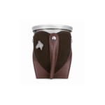 Mate de Vidrio Forrado en Cuero y Dije (Color Marron) - Imagen 4