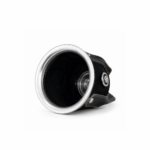 Mate de Vidrio Forrado en Cuero y Dije (Color Negro) - Imagen 2