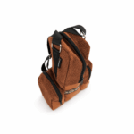 Porta Termo Con Doble Bolsillo Cuero Simil Carpincho - Color Marron (500ml) - Imagen 3