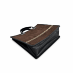 Cartera Matera Gamuzada Con Azucarera y Yerbera - Color Marron - Imagen 7