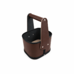 Canasta Rigida Eco Cuero - Color Marron - Imagen 6