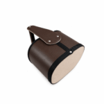 Canasta Rigida Eco Cuero - Color Marron - Imagen 2