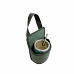 Porta Mate De Tela - Color Verde - Imagen 2