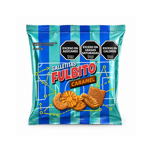 caramel Galletitas Dulces Fulbito Caramel 120gr - Imagen 1