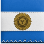 Canasta Matera Bandera Argentina Con Dije Sol - Imagen 2