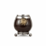 Mate Calabaza Con Dije Y Base De Alpaca - Dije Sol