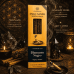 Mini Sahumerio Aromanza, Palo Santo Buena Onda DIAMANTE NEGRO, Aqui y Ahora (5 Varillas)