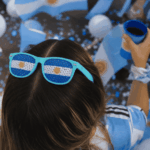 Anteojo Bandera Argentina - Color Celeste - Imagen 6