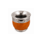 Mate Imperial Roma Interior Acero Cuero Tallado Virola Cincelada - Color Suela - Imagen 6