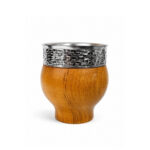 Mate Imperial Algarrobo Guarda Acero + Bombilla De Regalo(10x9cm aprox.)