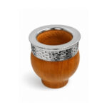 Mate Imperial Algarrobo Guarda Acero + Bombilla De Regalo(10x9cm aprox.) - Imagen 2