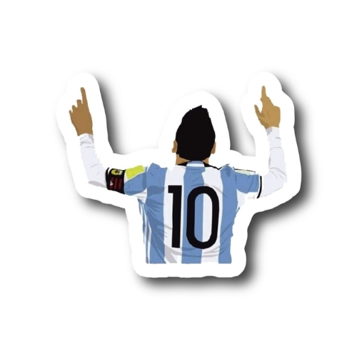 block dubai (20) Sticker Messi - Festejo Gol (mirando al cielo) - Imagen 1