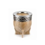 Mate Imperial Calabaza, Cuero Crudo Liso - Imagen 6