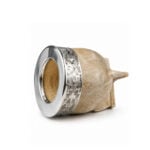 Mate Imperial Calabaza, Cuero Crudo Liso - Imagen 5