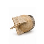 Mate Imperial Calabaza, Cuero Crudo Liso - Imagen 4