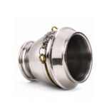 Mate Iron Torpedo Doble Capa Acero Dije Caballo (10x7cm aprox) - Imagen 3