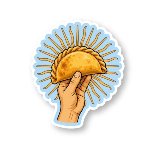 block dubai (79) Sticker Argentina - Empanada Sol de Mayo - Imagen 1