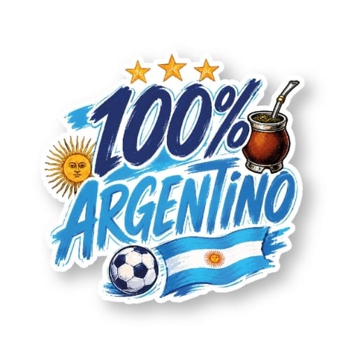 block dubai (80) Sticker Argentina - 100% Argentino - Imagen 1