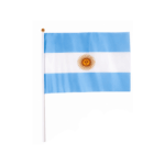 Bandera Argentina Tela 20x28x40cm Argentina Con Palito - Imagen 3