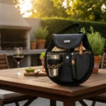 Set De Asado con Estuche, Tabla, Cubiertos y Vaso - Imagen 2