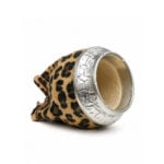 Mate Torpedo Calabaza Cincelado, Animal Print (Color Marron Claro) (12x8cm aprox.) - Imagen 5