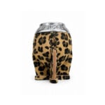Mate Torpedo Calabaza Cincelado, Animal Print (Color Marron Claro) (12x8cm aprox.) - Imagen 2