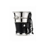 Mate Iron Doble Capa de Acero, Cuero Estribo- Color Negro (10x9cm aprox) - Imagen 6
