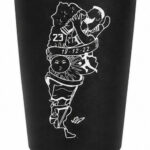Vaso Fernet Aluminio Grabado, Mapa Argentina Campeones - Imagen 4